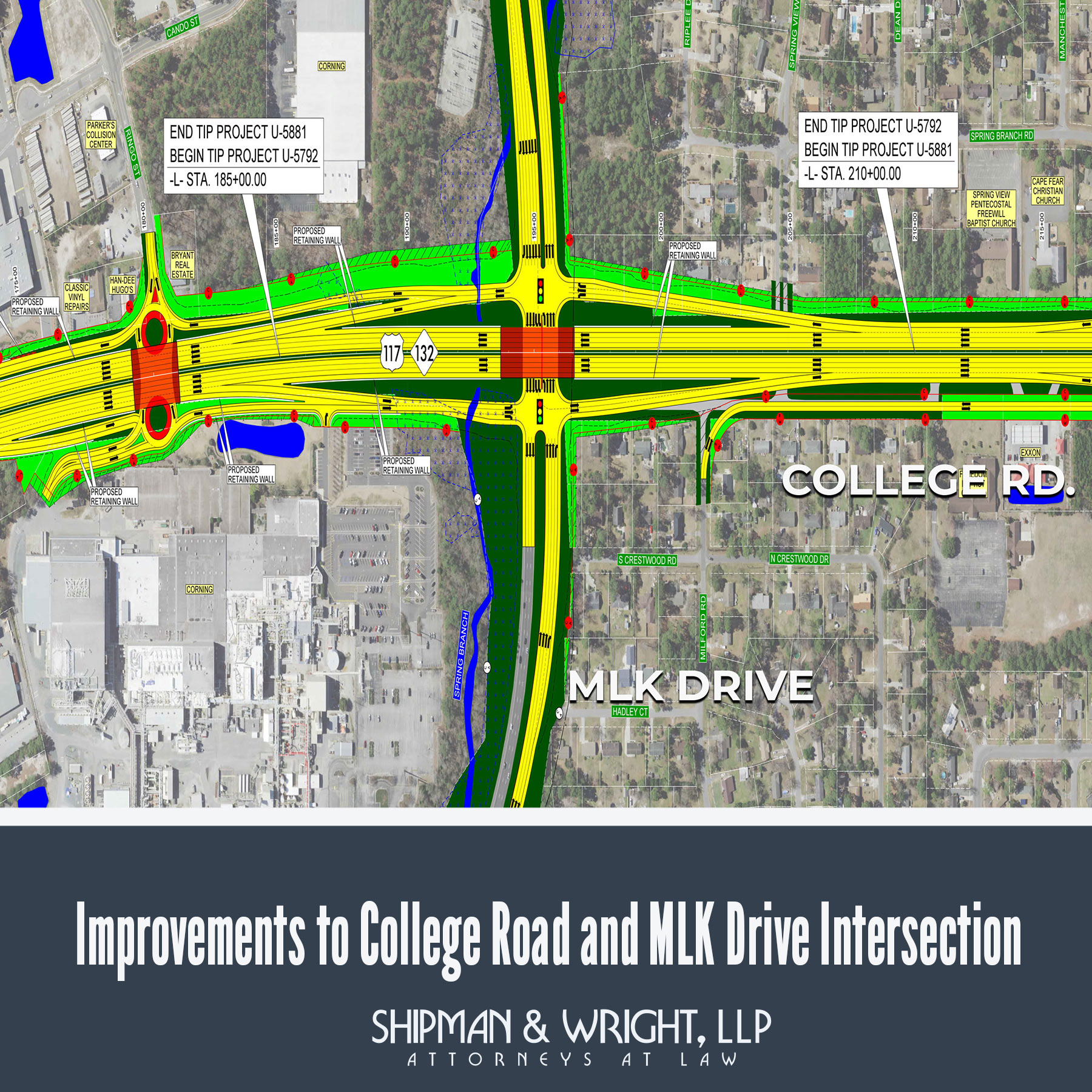 Improvements to College Road and MLK Drive Intersection